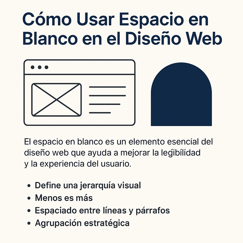 Como usar espacio en Blanco en el Diseño Web