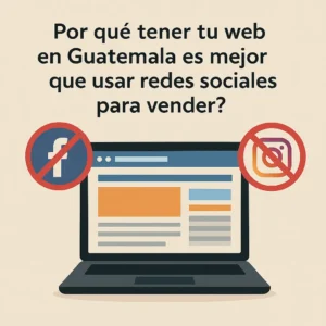 sitio web profesional y redes sociales en Guatemala