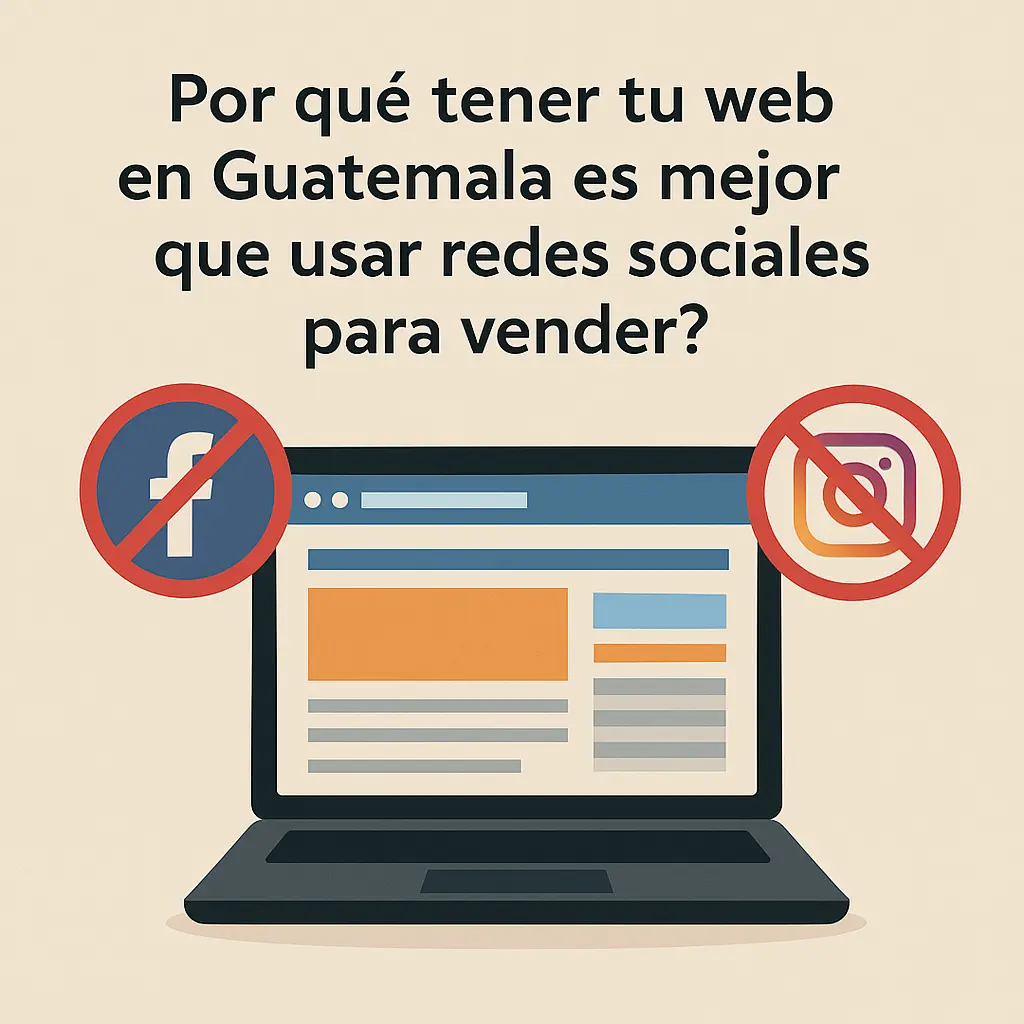 sitio web profesional y redes sociales en Guatemala